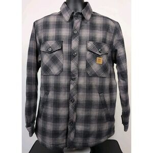 Men's Walls Outdoor Goods Sherpa‎ Lined Heavy Flannel Plaid Size M